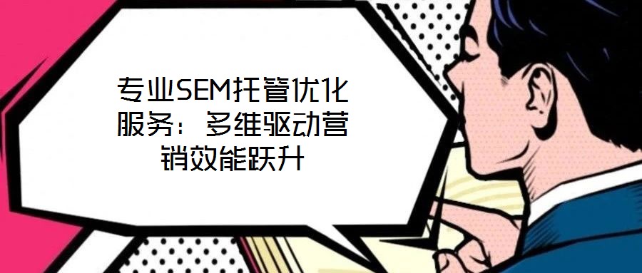 專業SEM托管優化服務:多維驅動營銷效能躍升
