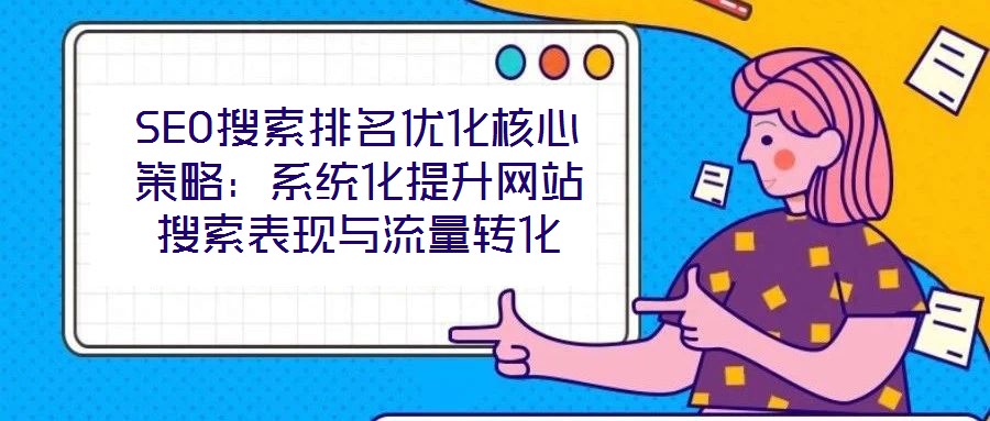 SEO搜索排名優(yōu)化核心策略:系統(tǒng)化提升網(wǎng)站搜索表現(xiàn)與流量轉(zhuǎn)化